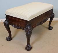 Quality Antique Mahogany Duet Stool / Window Seat / Piano Stool (8 of 9) Quality Antique Mahogany Duet Stool / Window Seat / Piano Stool (8 of 9)