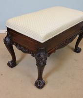 Quality Antique Mahogany Duet Stool / Window Seat / Piano Stool (7 of 9) Quality Antique Mahogany Duet Stool / Window Seat / Piano Stool (7 of 9)