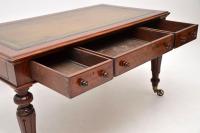 Large Antique William IV Mahogany Leather Top Writing Table / Desk (7 of 11) Large Antique William IV Mahogany Leather Top Writing Table / Desk (7 of 11)
