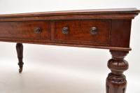 Large Antique William IV Mahogany Leather Top Writing Table / Desk (6 of 11) Large Antique William IV Mahogany Leather Top Writing Table / Desk (6 of 11)