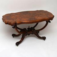Antique Victorian Burr Walnut Centre Table (2 of 10) Antique Victorian Burr Walnut Centre Table (2 of 10)
