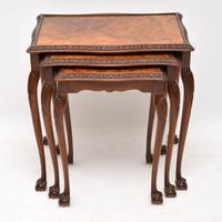 Antique Burr Walnut Nest of Tables (3 of 9) Antique Burr Walnut Nest of Tables (3 of 9)