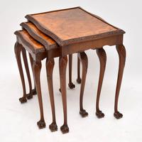 Antique Burr Walnut Nest of Tables (4 of 9) Antique Burr Walnut Nest of Tables (4 of 9)