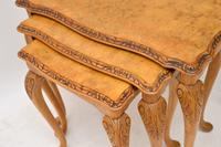 Queen Anne Style Walnut Nest of Tables c.1930 (3 of 8) Queen Anne Style Walnut Nest of Tables c.1930 (3 of 8)