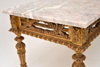 Antique French Giltwood Marble Top Coffee Table (3 of 9) Antique French Giltwood Marble Top Coffee Table (3 of 9)