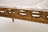 Antique French Giltwood Marble Top Coffee Table (6 of 9) Antique French Giltwood Marble Top Coffee Table (6 of 9)