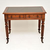Antique Victorian Mahogany & Leather Writing Table / Desk (2 of 10) Antique Victorian Mahogany & Leather Writing Table / Desk (2 of 10)