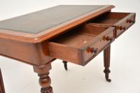 Antique Victorian Mahogany & Leather Writing Table / Desk (8 of 10) Antique Victorian Mahogany & Leather Writing Table / Desk (8 of 10)