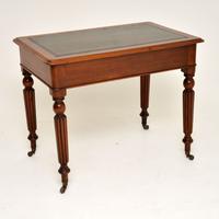 Antique Victorian Mahogany & Leather Writing Table / Desk (10 of 10) Antique Victorian Mahogany & Leather Writing Table / Desk (10 of 10)