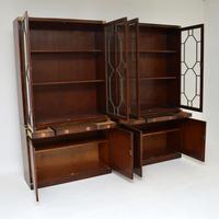 Pair of Antique Military Campaign Style Mahogany Bookcase (4 of 10) Pair of Antique Military Campaign Style Mahogany Bookcase (4 of 10)