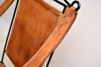 Wrought Iron & Leather Rocking Chair (6 of 12) Wrought Iron & Leather Rocking Chair (6 of 12)