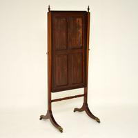 Antique Regency Mahogany Cheval Mirror (11 of 12) Antique Regency Mahogany Cheval Mirror (11 of 12)