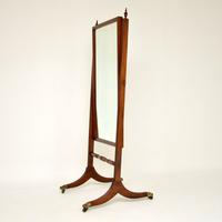 Antique Regency Mahogany Cheval Mirror (3 of 12) Antique Regency Mahogany Cheval Mirror (3 of 12)