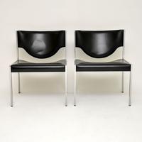 Pair of Vintage Danish Steel Lounge Chairs (2 of 7) Pair of Vintage Danish Steel Lounge Chairs (2 of 7)
