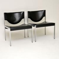 Pair of Vintage Danish Steel Lounge Chairs (3 of 7) Pair of Vintage Danish Steel Lounge Chairs (3 of 7)