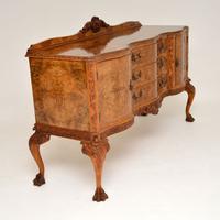 Antique Queen Anne Burr Walnut Sideboard (7 of 15) Antique Queen Anne Burr Walnut Sideboard (7 of 15)