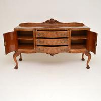 Antique Queen Anne Burr Walnut Sideboard (10 of 15) Antique Queen Anne Burr Walnut Sideboard (10 of 15)