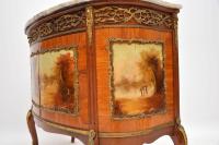 Antique French Painted Marble Top Cabinet (9 of 12) Antique French Painted Marble Top Cabinet (9 of 12)