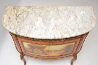 Antique French Painted Marble Top Cabinet (11 of 12) Antique French Painted Marble Top Cabinet (11 of 12)