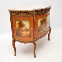 Antique French Painted Marble Top Cabinet (10 of 12) Antique French Painted Marble Top Cabinet (10 of 12)
