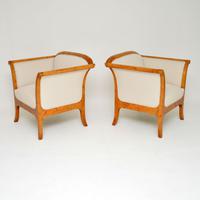 Pair of Antique Swedish Biedermeier Armchairs (2 of 12) Pair of Antique Swedish Biedermeier Armchairs (2 of 12)