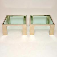 1970s Pair of Chrome & Glass Side / Coffee Tables (3 of 9) 1970s Pair of Chrome & Glass Side / Coffee Tables (3 of 9)