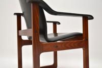 Pair of Vintage Danish Rosewood & Leather Armchairs (10 of 12) Pair of Vintage Danish Rosewood & Leather Armchairs (10 of 12)