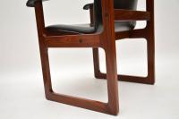 Pair of Vintage Danish Rosewood & Leather Armchairs (11 of 12) Pair of Vintage Danish Rosewood & Leather Armchairs (11 of 12)