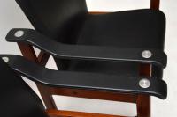 Pair of Vintage Danish Rosewood & Leather Armchairs (5 of 12) Pair of Vintage Danish Rosewood & Leather Armchairs (5 of 12)