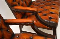 Pair of Leather & Mahogany Gainsborough Armchairs (5 of 8) Pair of Leather & Mahogany Gainsborough Armchairs (5 of 8)