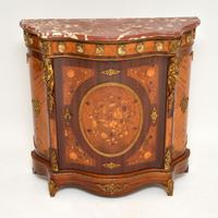 French Inlaid Marquetry Marble Top Cabinet (2 of 12) French Inlaid Marquetry Marble Top Cabinet (2 of 12)