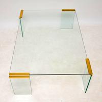 1970s Vintage Italian Glass & Brass Coffee Table by Gallotti & Radice (12 of 12) 1970s Vintage Italian Glass & Brass Coffee Table by Gallotti & Radice (12 of 12)