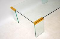 1970s Vintage Italian Glass & Brass Coffee Table by Gallotti & Radice (7 of 12) 1970s Vintage Italian Glass & Brass Coffee Table by Gallotti & Radice (7 of 12)