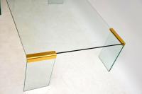 1970s Vintage Italian Glass & Brass Coffee Table by Gallotti & Radice (8 of 12) 1970s Vintage Italian Glass & Brass Coffee Table by Gallotti & Radice (8 of 12)