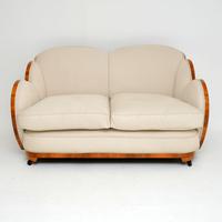 Art Deco Walnut Cloud Back Sofa by Epstein (2 of 12) Art Deco Walnut Cloud Back Sofa by Epstein (2 of 12)