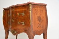 Antique French Inlaid Marquetry Marble Top Bombe Chest (11 of 12) Antique French Inlaid Marquetry Marble Top Bombe Chest (11 of 12)
