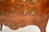 Antique French Inlaid Marquetry Marble Top Bombe Chest (7 of 12) Antique French Inlaid Marquetry Marble Top Bombe Chest (7 of 12)