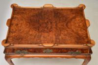 Antique Burr Walnut Tray Top Side Table (7 of 12) Antique Burr Walnut Tray Top Side Table (7 of 12)