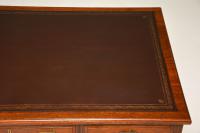 Antique Victorian Walnut Leather Top Desk (11 of 12) Antique Victorian Walnut Leather Top Desk (11 of 12)