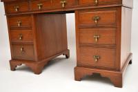 Antique Victorian Walnut Leather Top Desk (5 of 12) Antique Victorian Walnut Leather Top Desk (5 of 12)