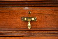 Antique Victorian Walnut Leather Top Desk (6 of 12) Antique Victorian Walnut Leather Top Desk (6 of 12)