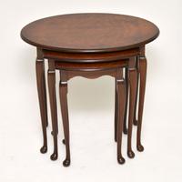 Antique Burr Walnut Nest of Tables (4 of 6) Antique Burr Walnut Nest of Tables (4 of 6)