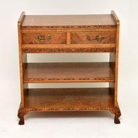 Antique Burr Walnut 3 Tier Buffet Server Table (2 of 12) Antique Burr Walnut 3 Tier Buffet Server Table (2 of 12)