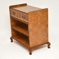 Antique Burr Walnut 3 Tier Buffet Server Table (3 of 12) Antique Burr Walnut 3 Tier Buffet Server Table (3 of 12)