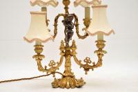 French Gilt Metal Candelabra Table Lamp (5 of 9) French Gilt Metal Candelabra Table Lamp (5 of 9)