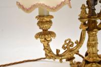 French Gilt Metal Candelabra Table Lamp (8 of 9) French Gilt Metal Candelabra Table Lamp (8 of 9)