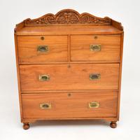 Antique Camphor Wood Campaign Chest of Drawers (2 of 12) Antique Camphor Wood Campaign Chest of Drawers (2 of 12)