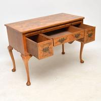 Antique Burr Walnut Desk / Writing Table / Dressing Table (11 of 11) Antique Burr Walnut Desk / Writing Table / Dressing Table (11 of 11)