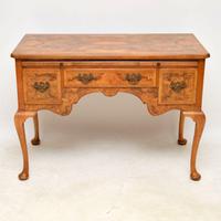 Antique Burr Walnut Desk / Writing Table / Dressing Table (2 of 11) Antique Burr Walnut Desk / Writing Table / Dressing Table (2 of 11)