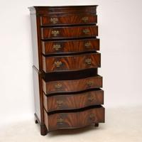 Antique Flame Mahogany Chest on Chest (7 of 9) Antique Flame Mahogany Chest on Chest (7 of 9)